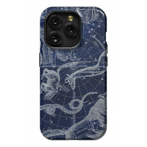 Blue and White Constellations Phone Case
